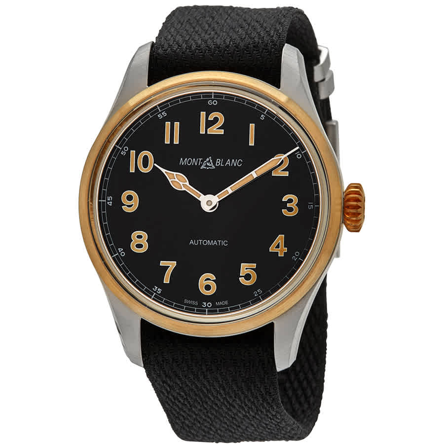 Montblanc 1858 Automatic Black Dial Mens Watch 117832 1795$
