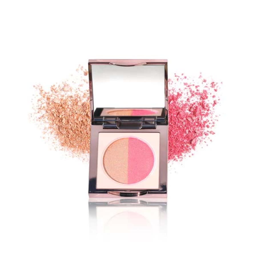 Girlactik Ladies Duo Blush - Barcelona Blush 007 oz Soft Glowy Pink Pearl Duo Makeup 693667440045 20$