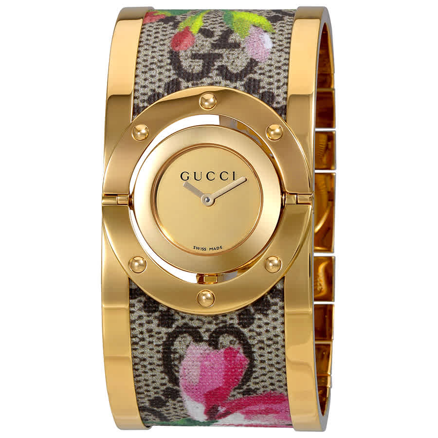 Gucci revolear Bloom oro girando Dial 