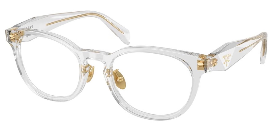 Prada Demo Oval Ladies Eyeglasses PR B06VD 12R1O1 52
