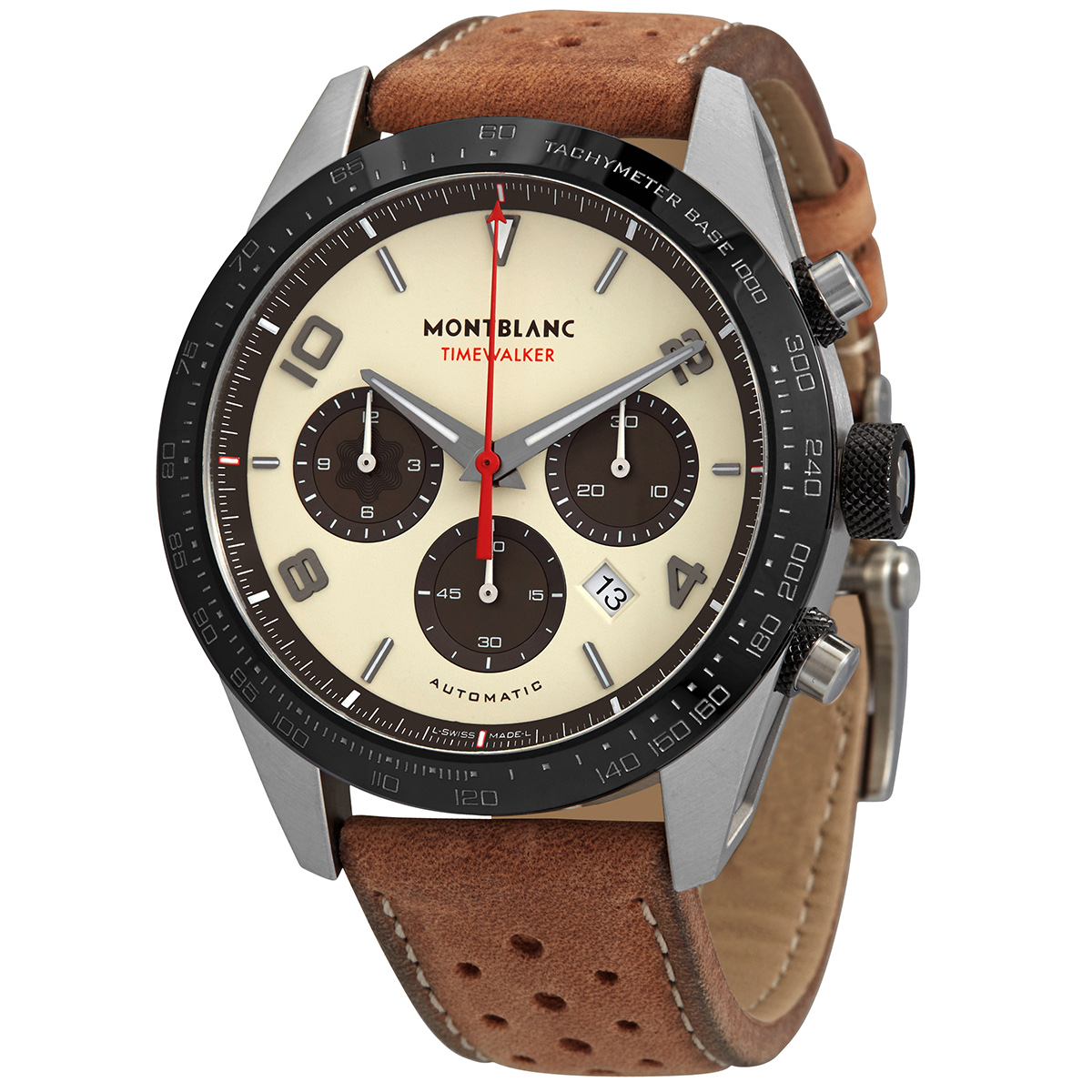 Pre-owned Montblanc TimeWalker Chronograph Automatic Mens Watch 118491 2495$