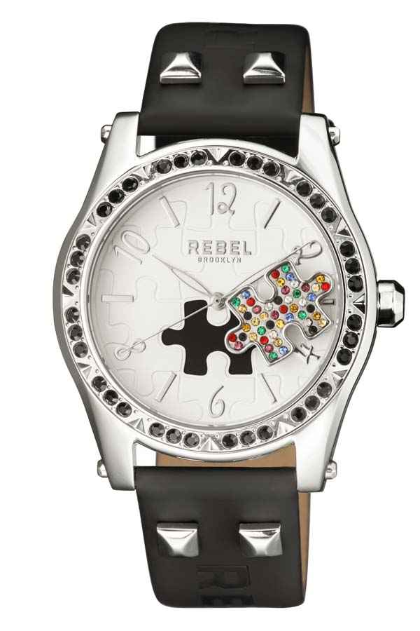 Rebel Gravesend White Dial Ladies Watch RB111-4021 198$