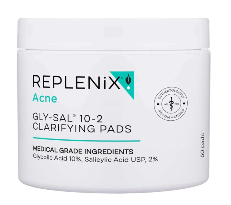 Replenix Ladies Gly-Sal 10-2 Clarifying Pads . 60 pcs Skin Care 358211712602
