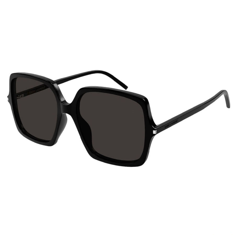 Saint Laurent SL591001 Square Full Rim Sunglasses — Black