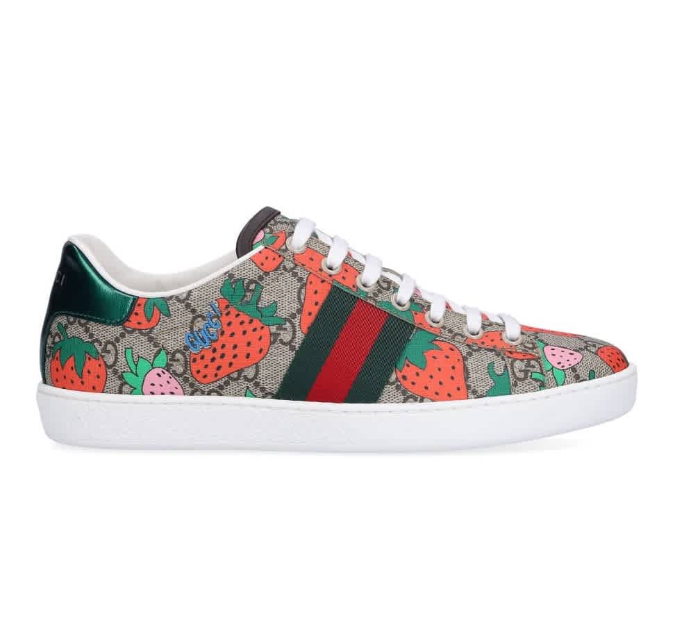 gucci ace print sneakers