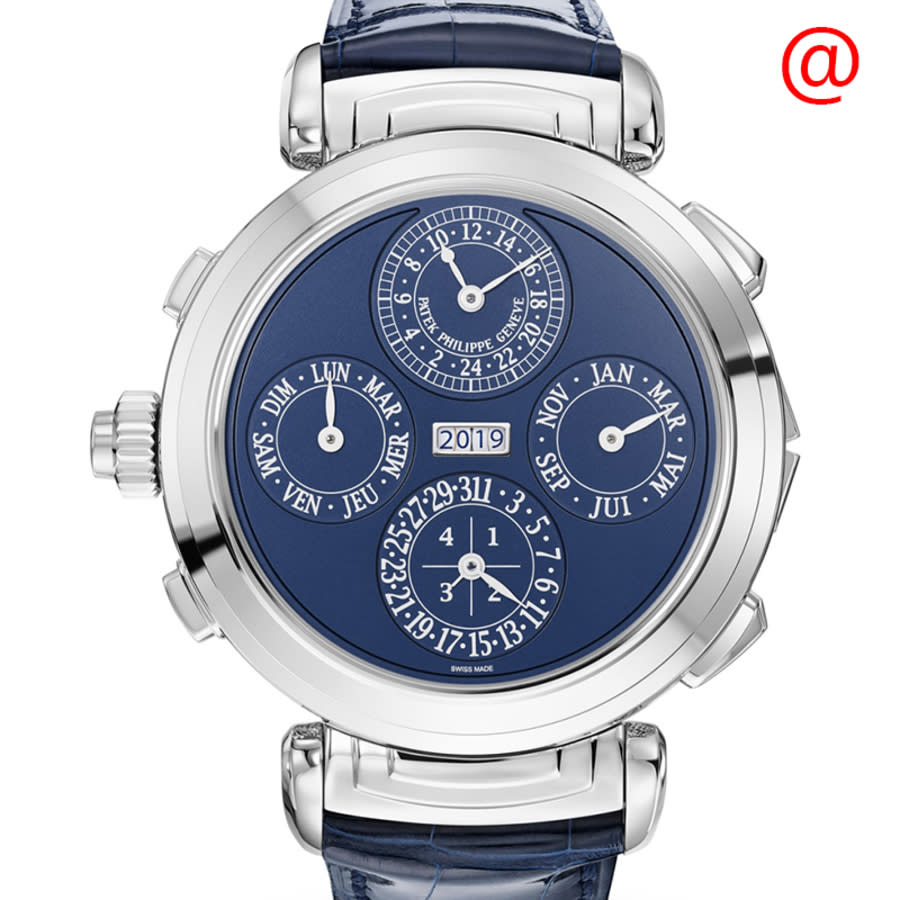Patek Philippe Grand Complications Hand Wind Blue Dial Mens Watch 6300G-010 3852500$
