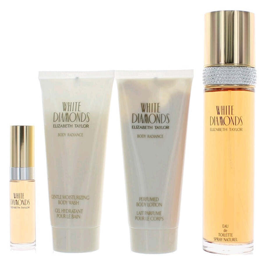 Elizabeth Taylor Ladies White Diamonds Gift Set Fragrances 719346308823