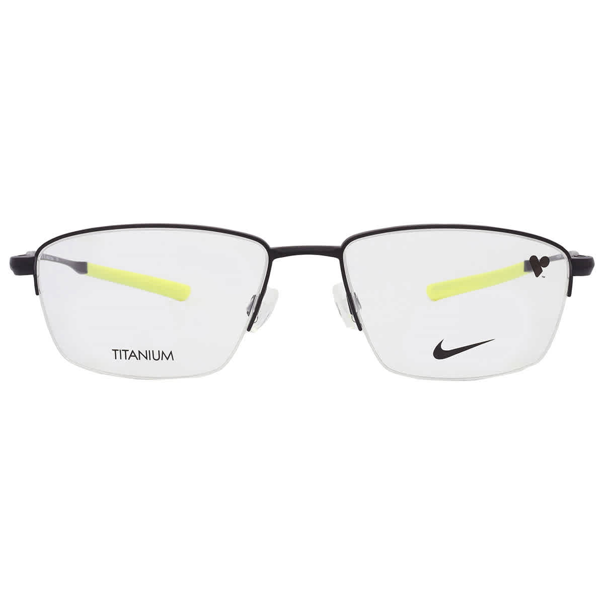 Nike Demo Rectangular Titanium Mens Eyeglasses NIKE 6045 002 56 24$