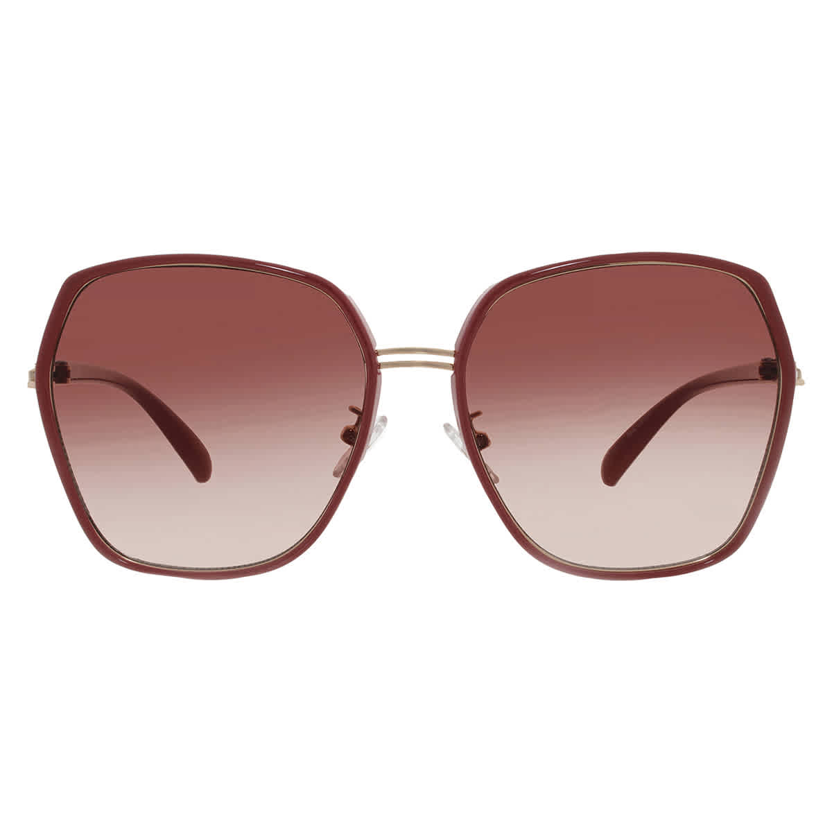 Guess Factory Brown Butterfly Ladies Sunglasses GF0407 66F 