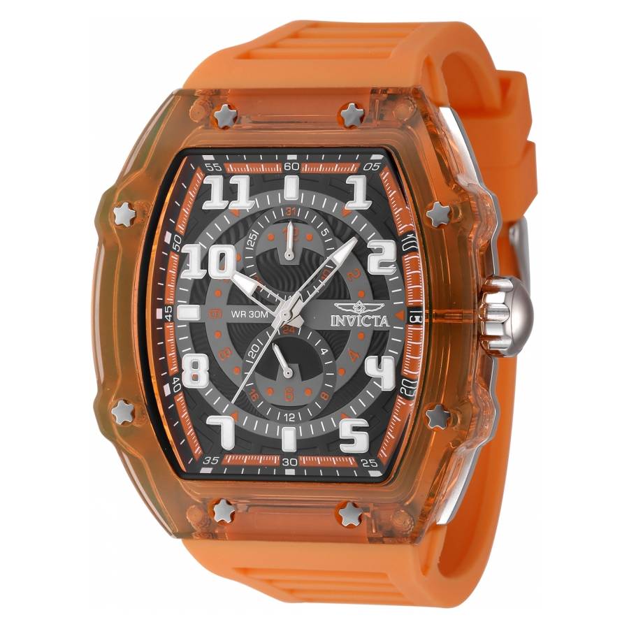 Invicta Racing Quartz Black Dial Mens Watch 48446 78$