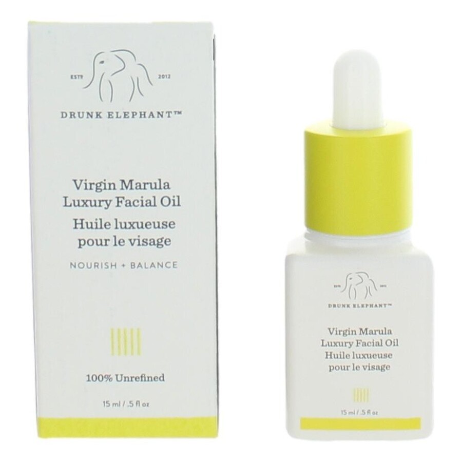 Drunk Elephant Ladies Virgin Marula Luxury Facial Oil 0.5 Skin Care 856556004821