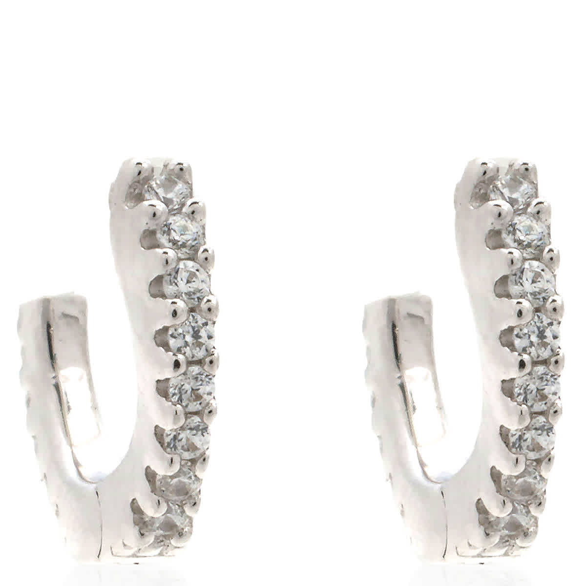 APM Monaco Sterling Silver Eclat Small Hoop Earrings