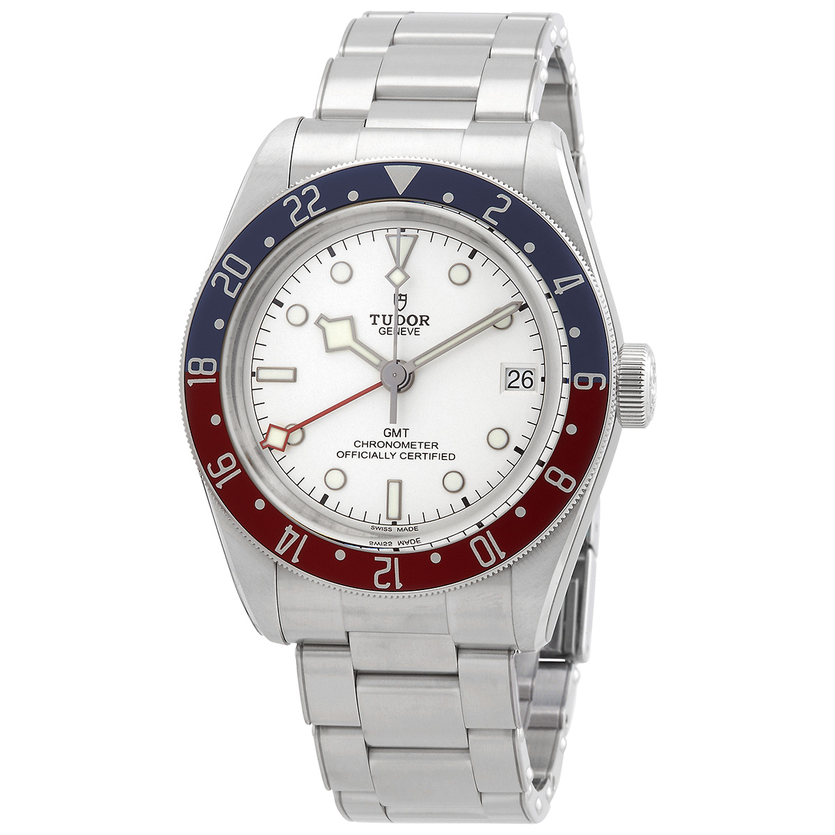 Pre-owned Tudor Black Bay Gmt GMT Opaline Dial Mens Watch M79830RB-0010 4045$