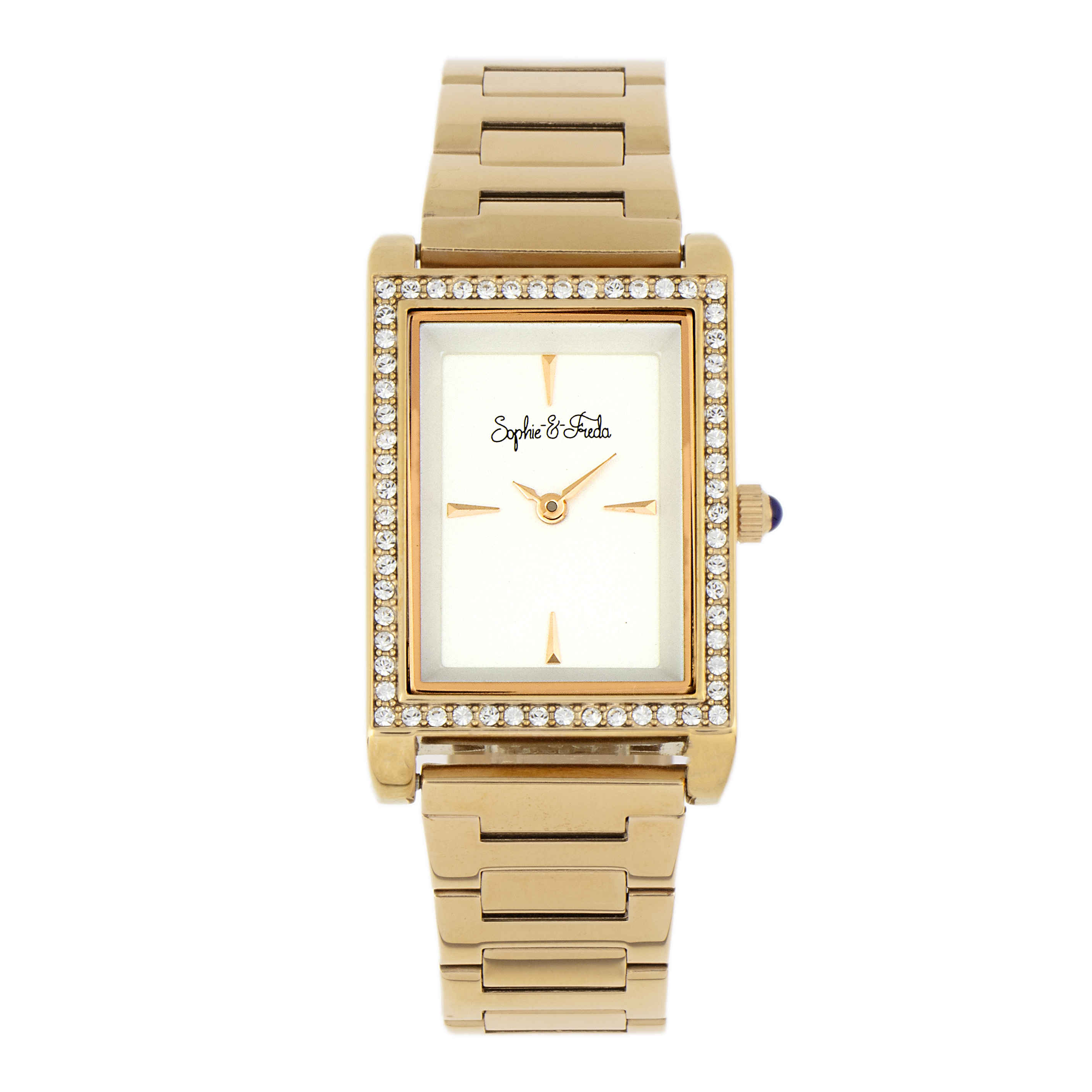 Sophie And Freda Wilmington Quartz Crystal Silver Dial Ladies Watch SF5602