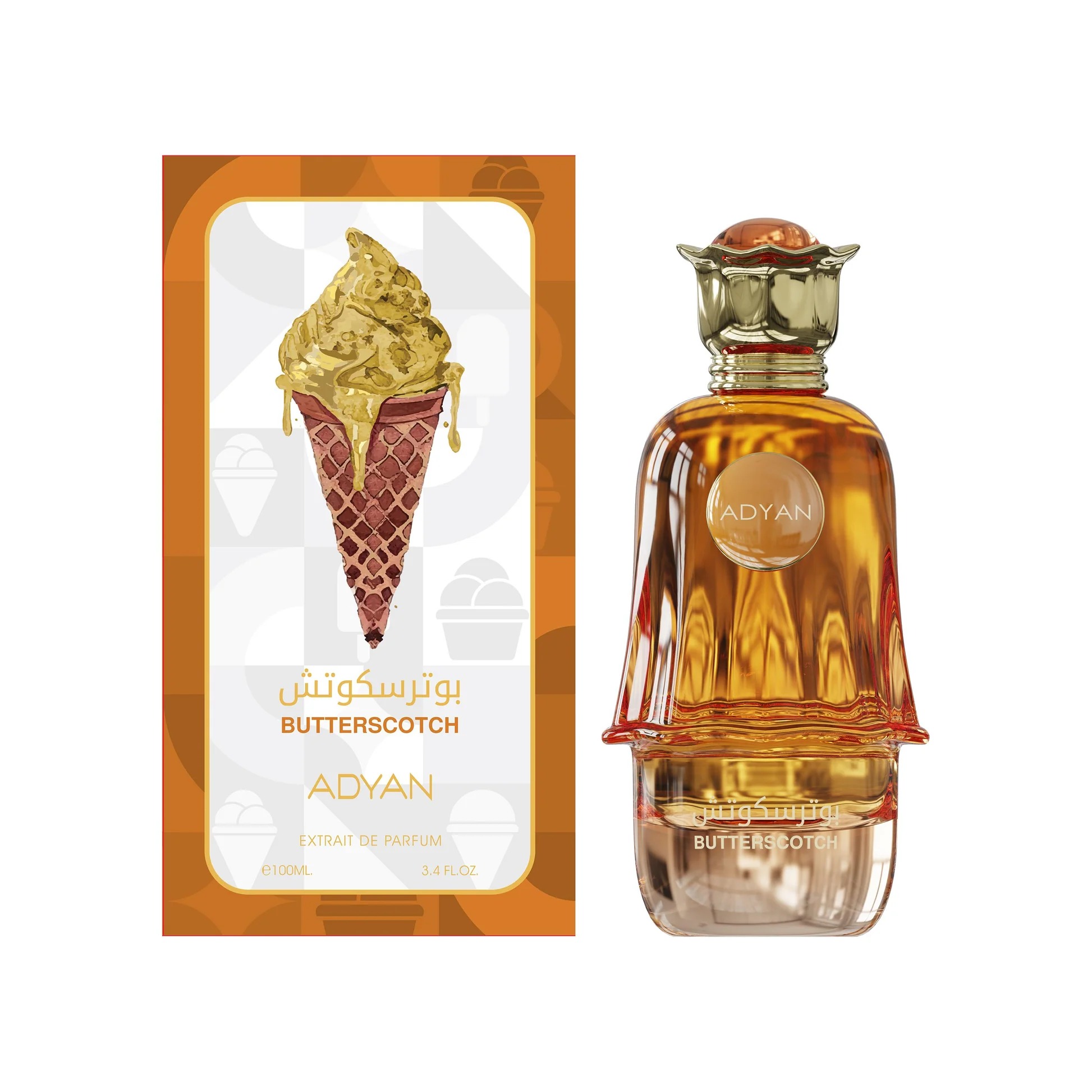 Adyan Unisex Butter Scotch Extrait de Parfum Spray 3.4 oz Fragrances 6294022300734