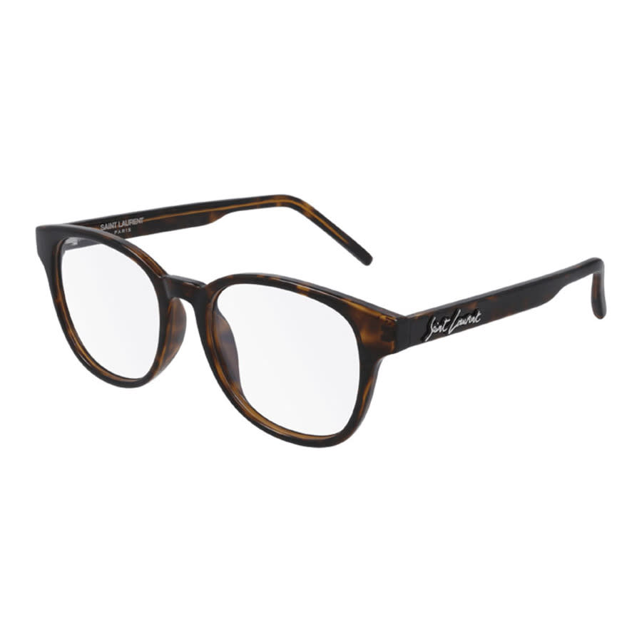 Saint Laurent Unisex Black Square Eyeglass Frames SL399 002