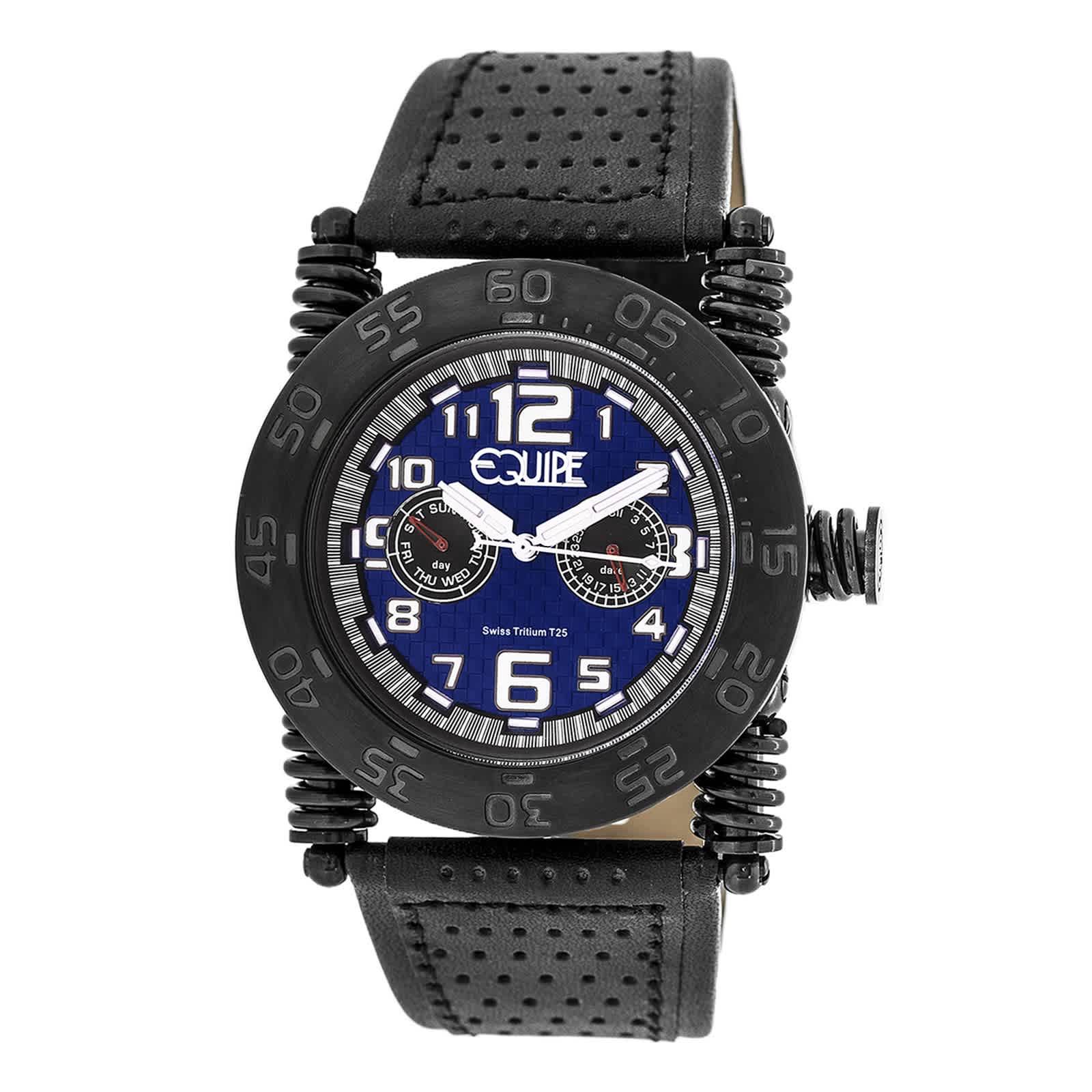 Equipe Tritium Coil Blue Dial Mens Watch ET103 190$