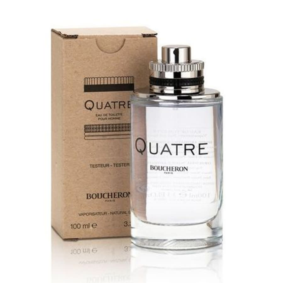Boucheron Mens Quatre EDT Spray 3.3 oz (Tester) Fragrances 3386460066167