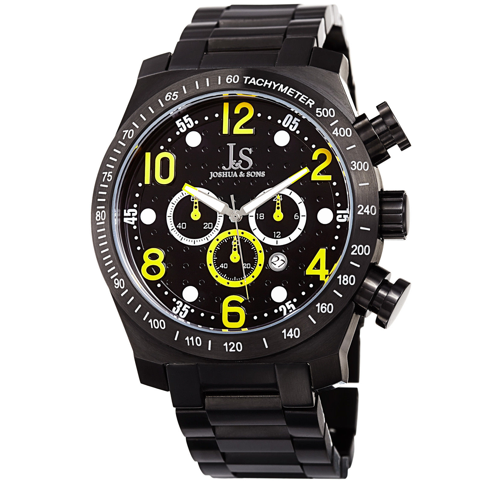 Joshua and Sons Chronograph Quartz Black Dial Mens Watch JX127YL