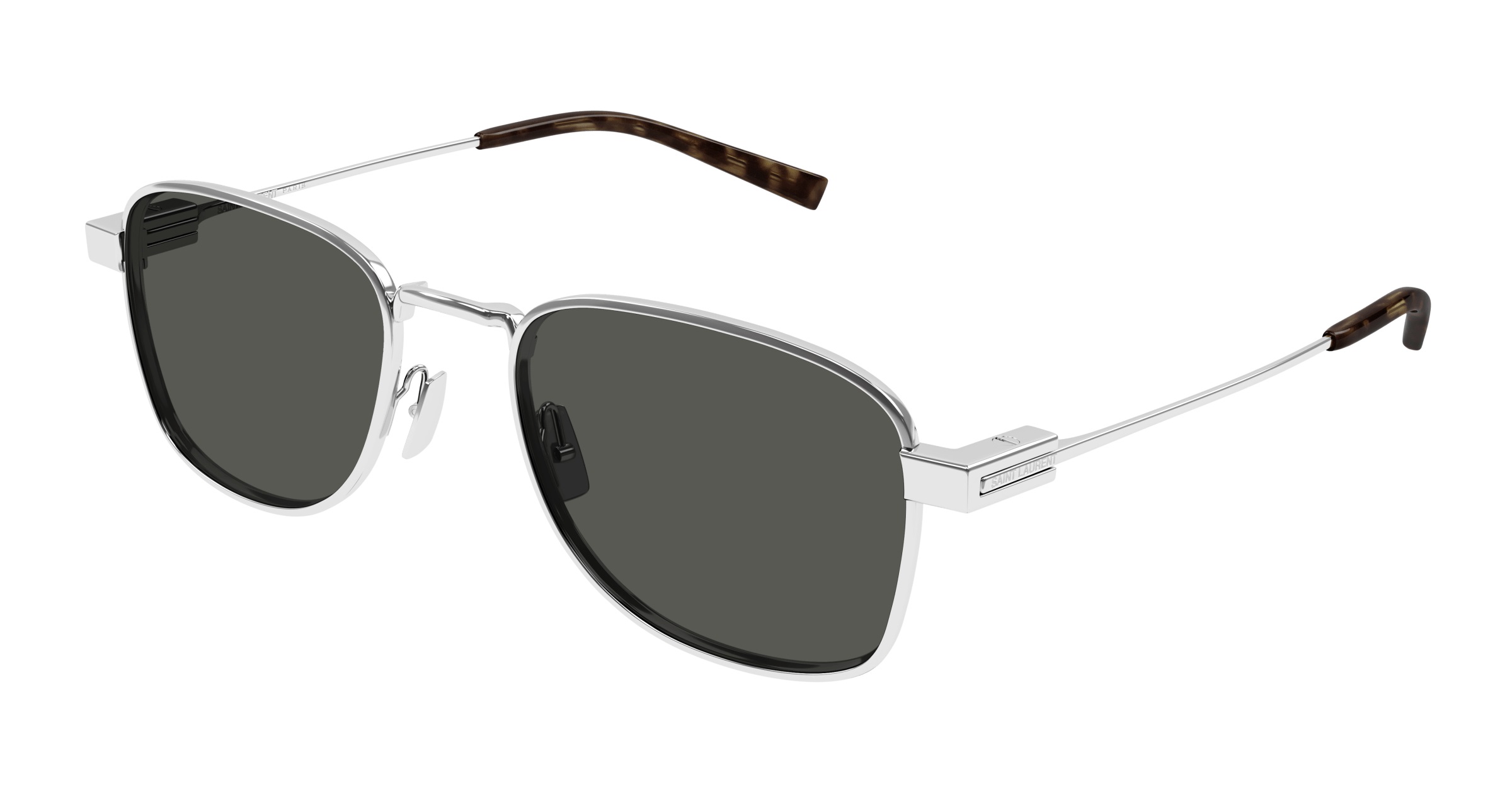 Saint Laurent Grey Square Mens Sunglasses SL 741 002 53