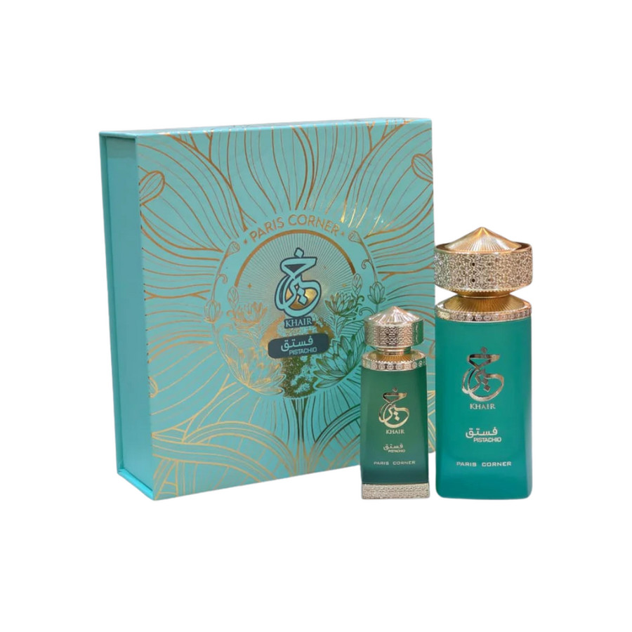 Paris Corner Unisex Pistachio Khair Gift Set Fragrances 6295264986212