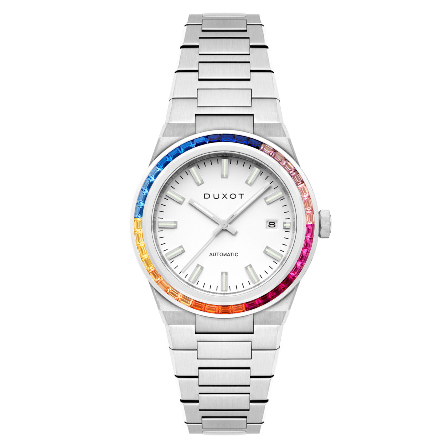 Duxot Alicante Rainbow White Dial Mens Watch DX-2075-11 229$