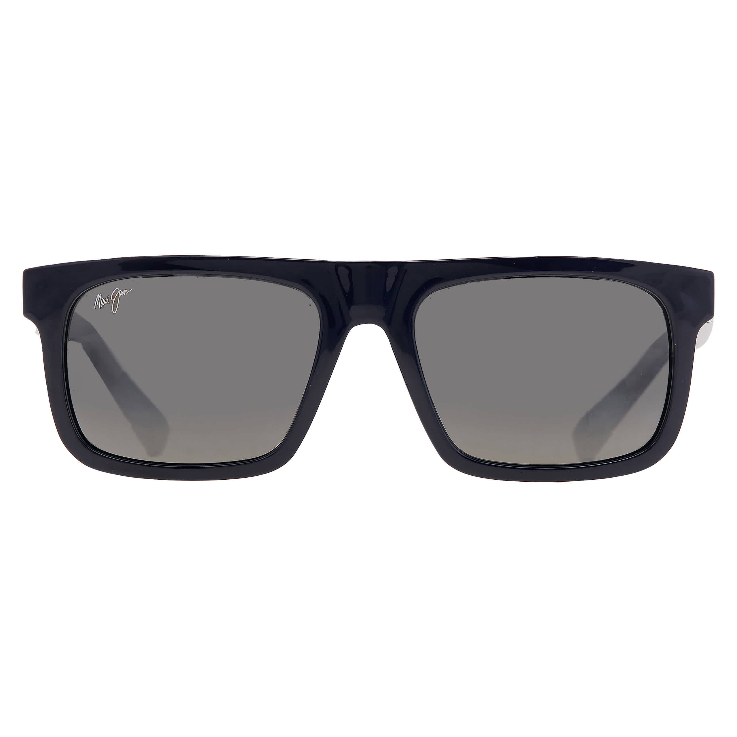 Maui Jim Opio Glass Polarized Sunglasses - Shiny Blue/Neutral Gray - Medium