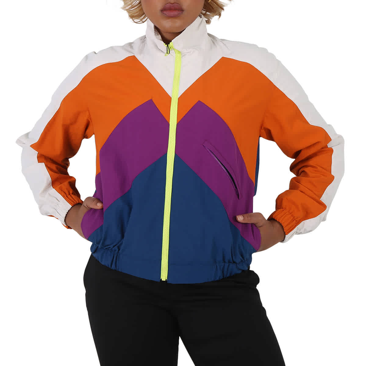 Kenzo Ladies Colorblock Sport Tracksuit Nylon Jacket eBay