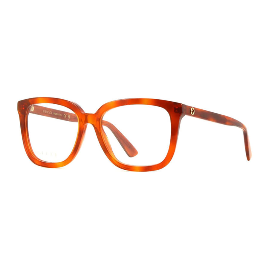 Gucci Ladies Brown Square Eyeglass Frames GG1319O 002