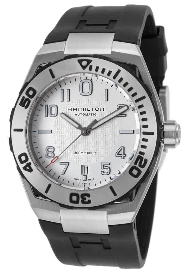 Hamilton Khaki Navy Sub Auto Automatic Silver Dial Mens Watch H78615355 733$