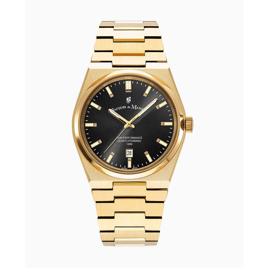 Jacques Du Manoir Horizon Gents Black Dial Mens Watch JWG03504