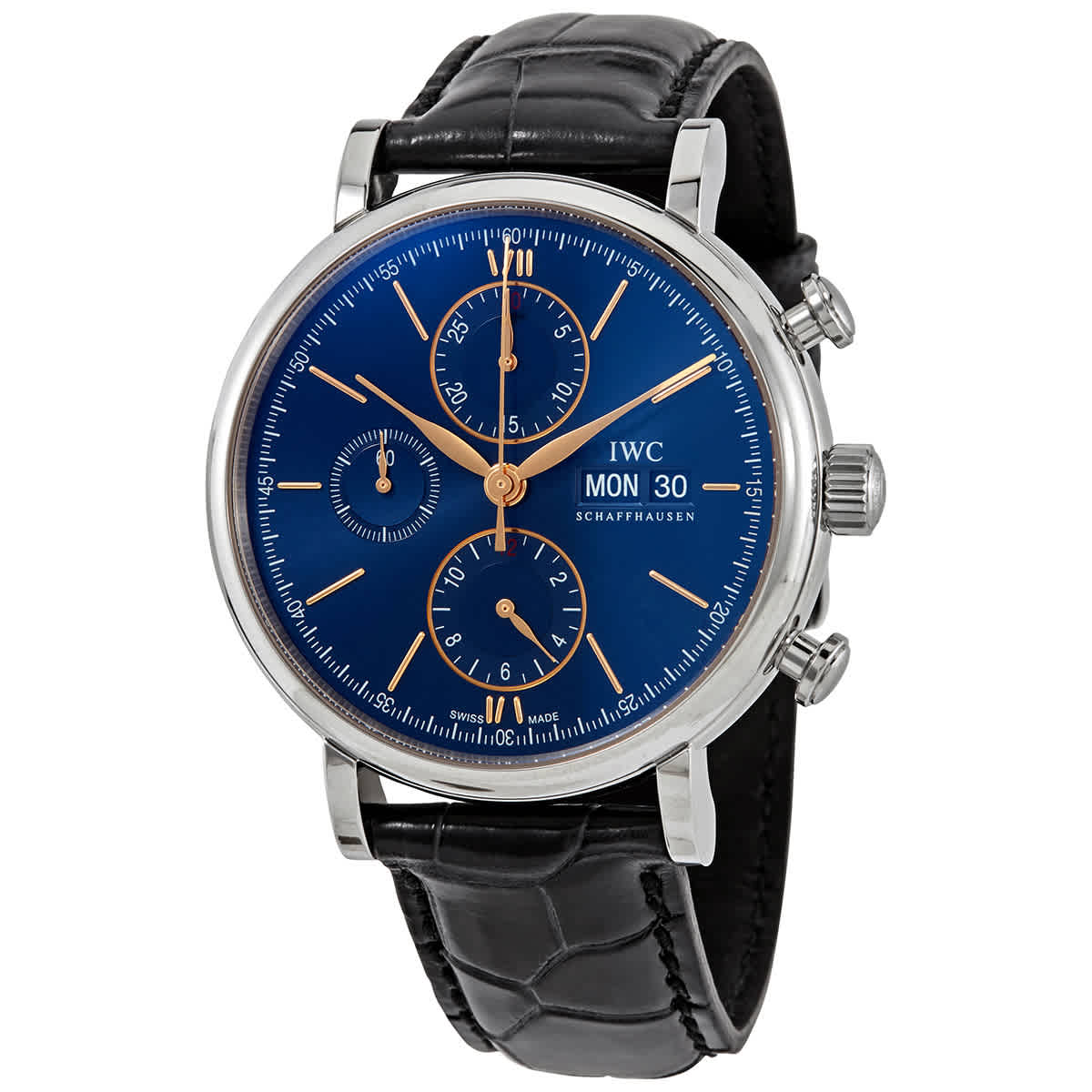 IWC Portofino Chronograph Automatic Blue Dial Mens Watch IW391036 5875$