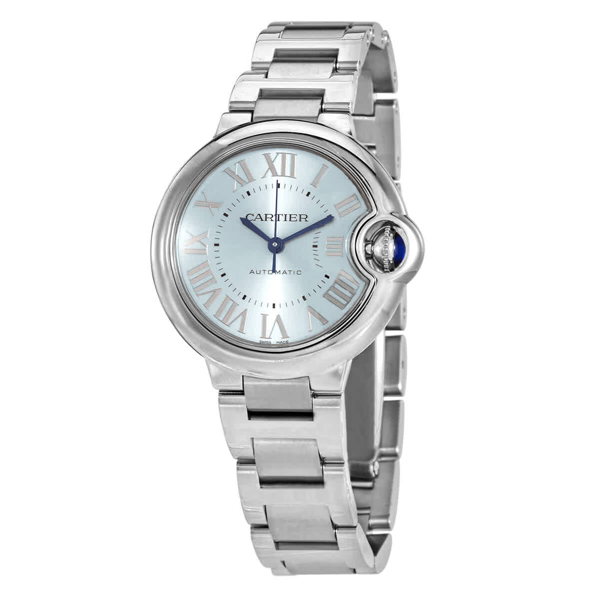 Cartier Ballon Bleu Automatic Blue Dial Ladies Watch WSBB0062