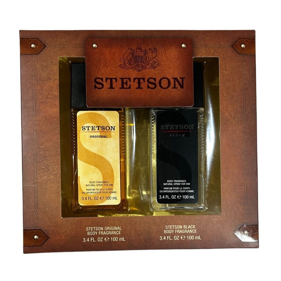 Stetson Mens Original and Black Set Gift Set Fragrances 810023672050