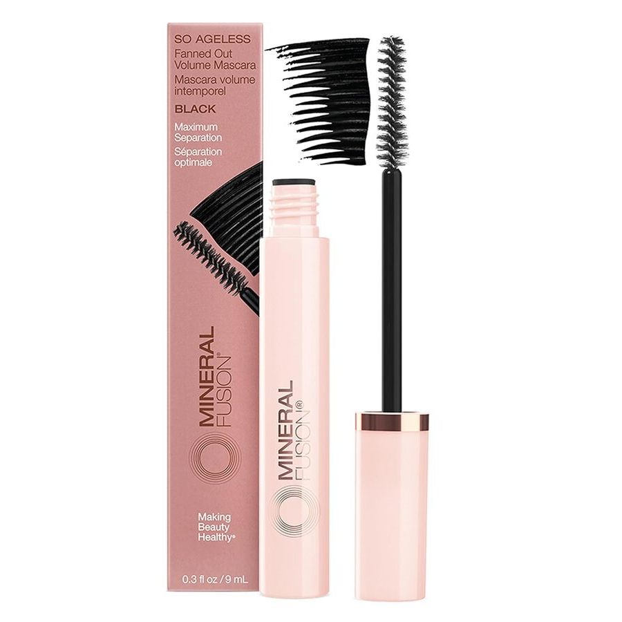 Mineral Fusion So Ageless Fanned Out Volume Mascara 0.3 oz Black Makeup 840187704038