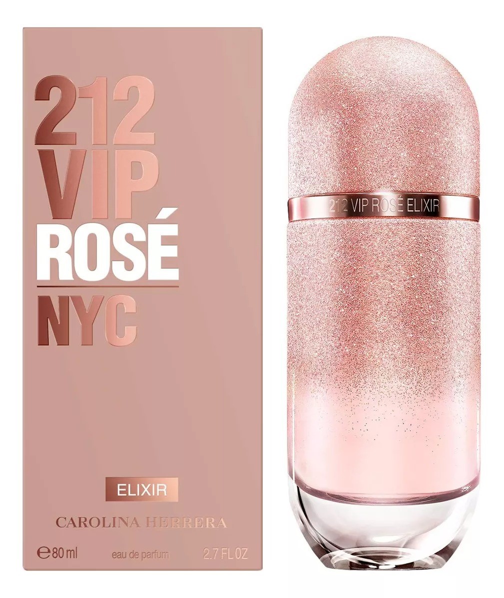 Carolina Herrera Ladies 212 Vip Rose Elixir EDP Spray 271 oz Fragrances 8411061083482 85$