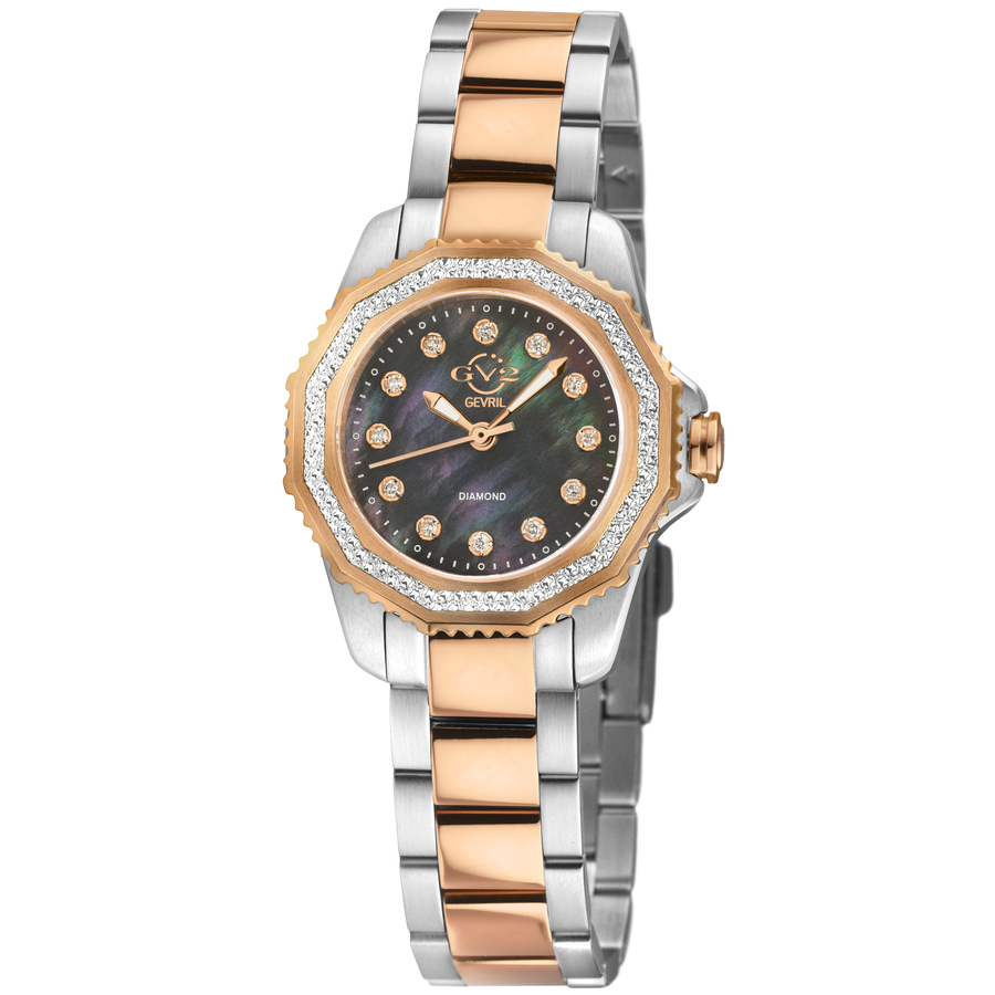 GV2 by Gevril Cortina Diamond Mother of Pearl Dial Ladies Watch 13504B 509$