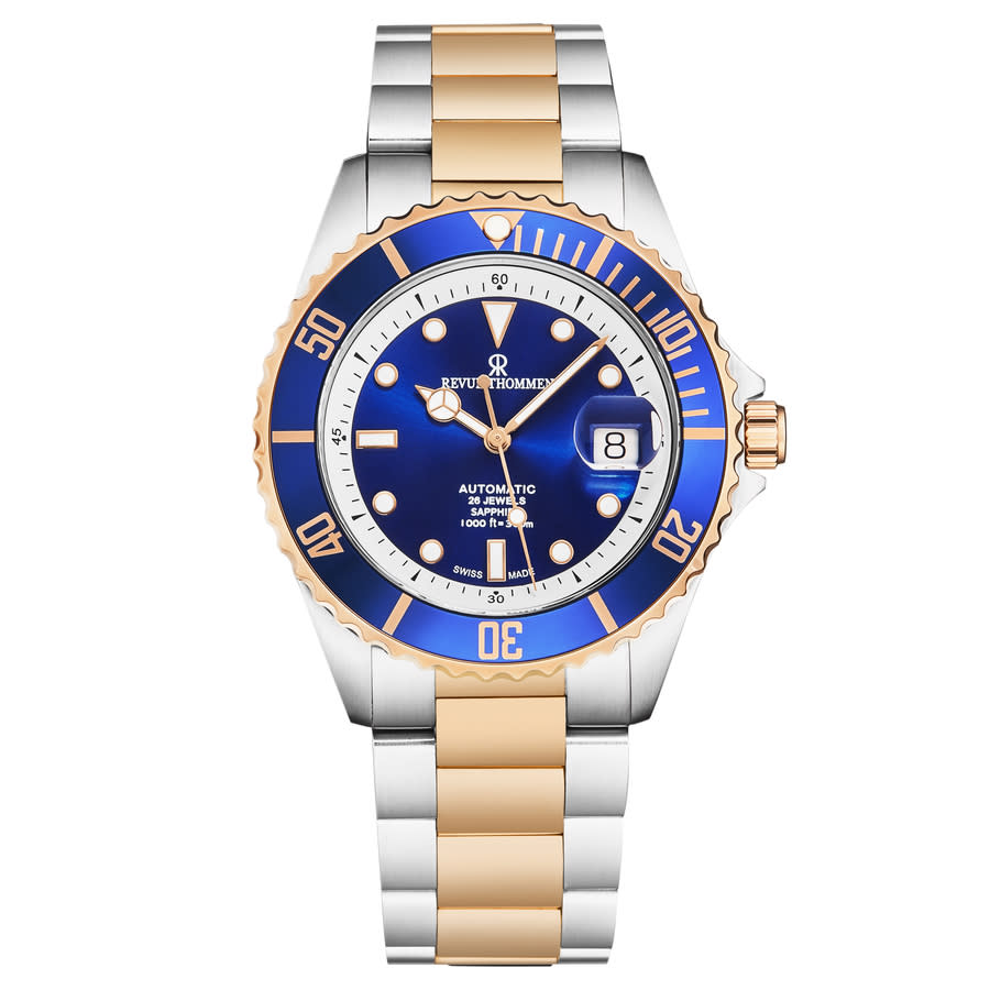 Revue Thommen Diver Automatic Blue Dial Mens Watch 17571.2455