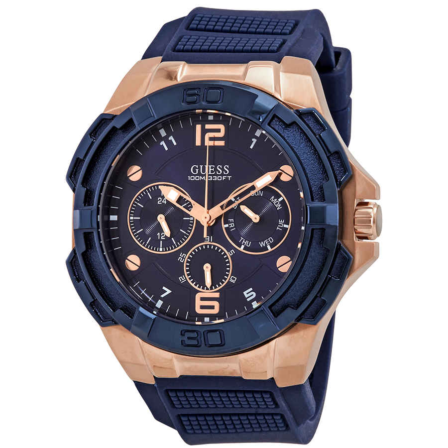 Guess Genesis Quartz Blue Dial Men's Watch W1254G3 691350462220 eBay