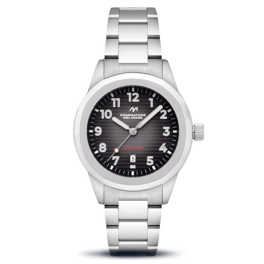 Dominatore Del Mare Aqua Sicura Quartz Black Dial Mens Watch DD-8022-44 95$