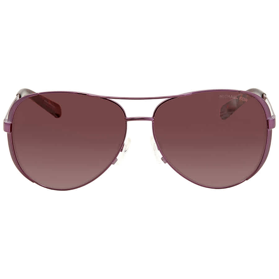 Michael Kors Woman Sunglass Chelsea - Frame color: Plum, Lens color: Burgundy Gradient