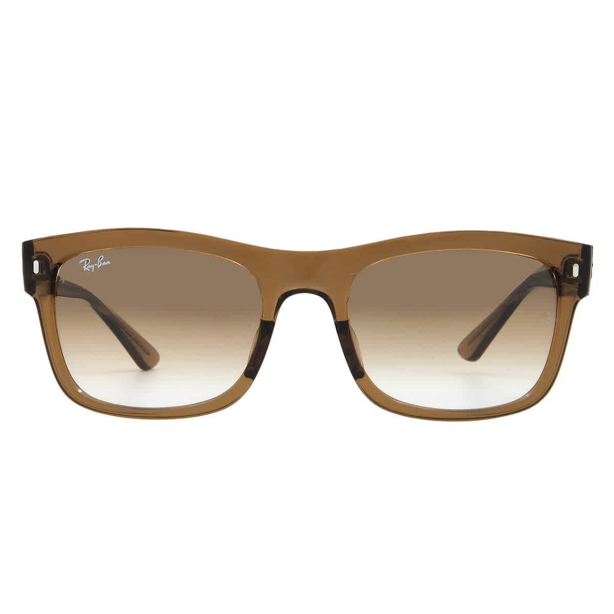 Ray-Ban Rb4428 Sunglasses Transparent Light Brown Frame Brown Lenses 56-21