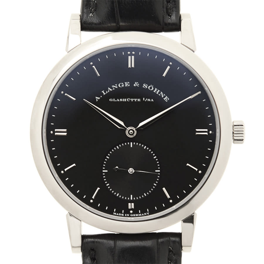 A. Lange & Sohne Grand Saxonia Automatik Black Dial Mens Watch 307.029