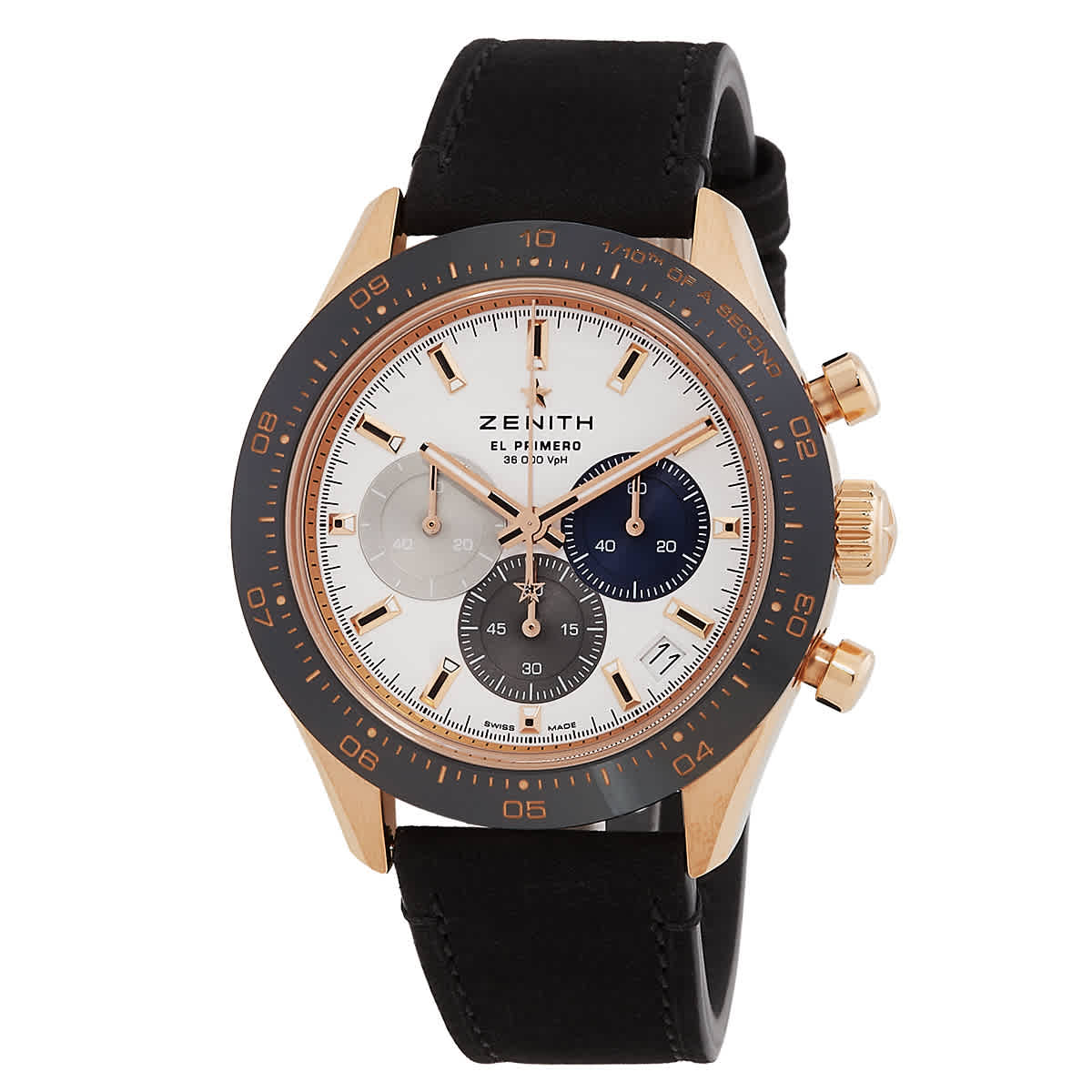 Zenith Chronomaster Sport Rose Gold Chronograph Automatic White Dial Mens Watch 18.3100.3600/69.C920