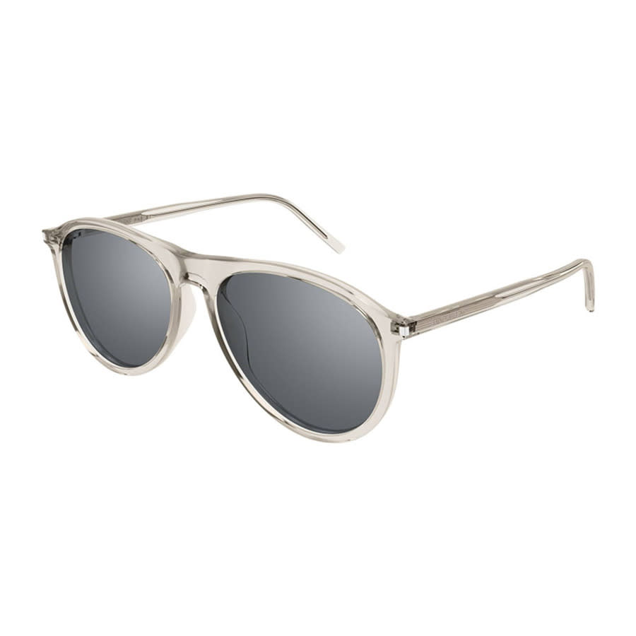 Saint Laurent Ladies Black Aviator Sunglasses SL667 003