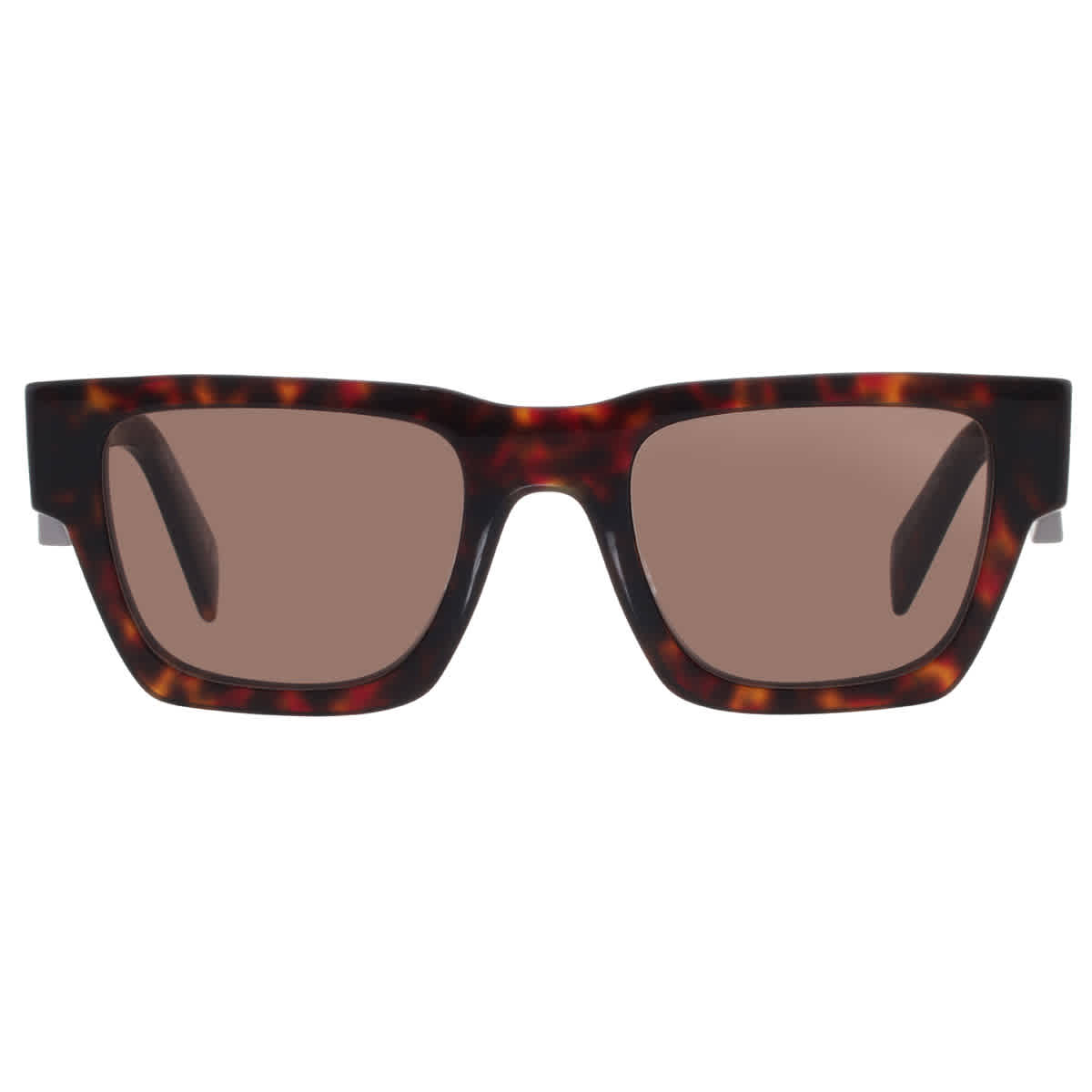 Prada Man Sunglass PR A06S - Frame color: Root Tortoise, Lens color: Dark Brown