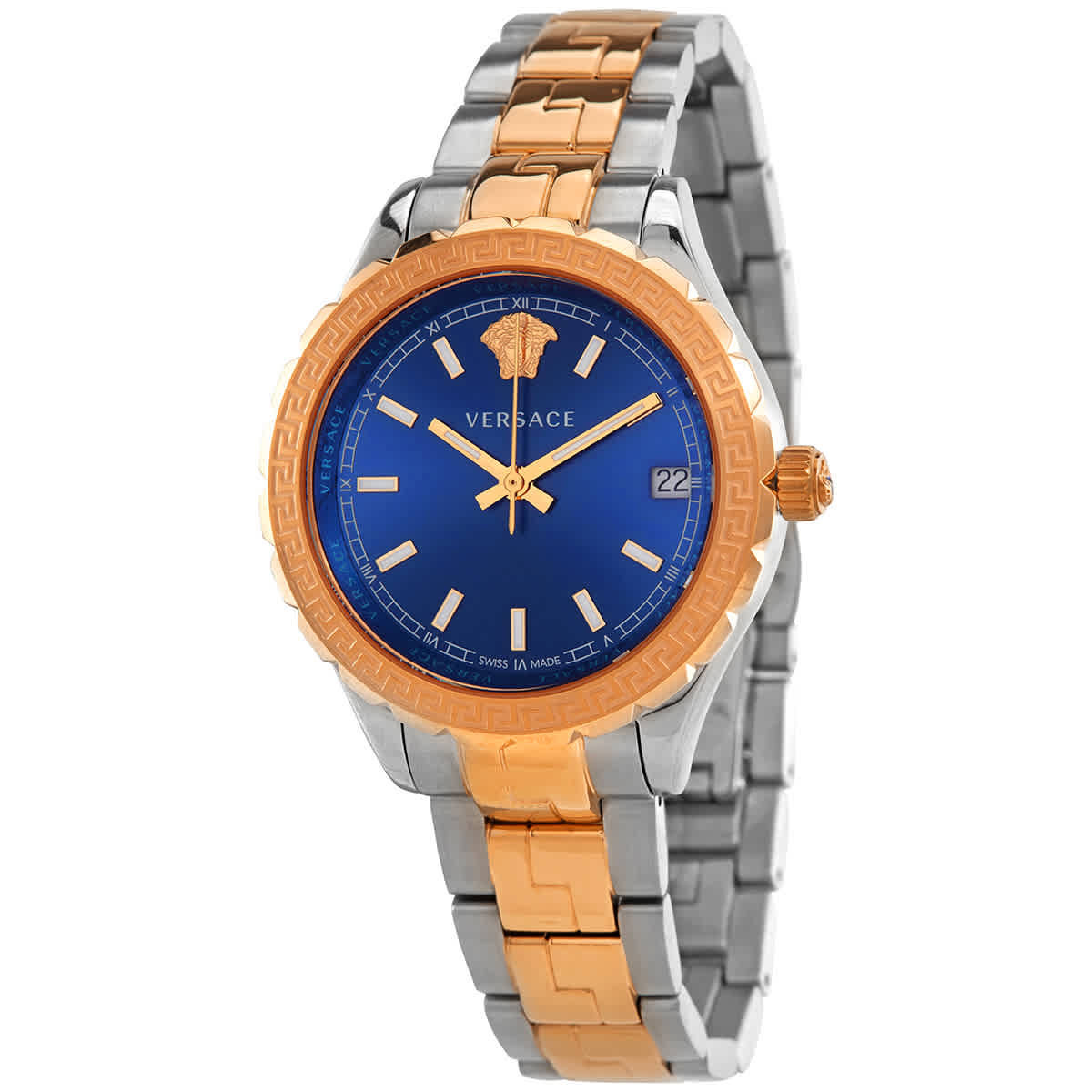 Versace Hellenyium Quartz Blue Dial Ladies Watch V12060017 337$