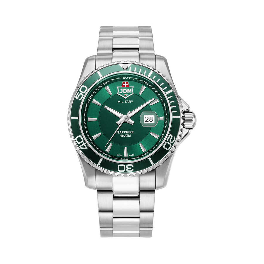 JDM Military Sierra Green Dial Mens Watch JDM-WG022-02