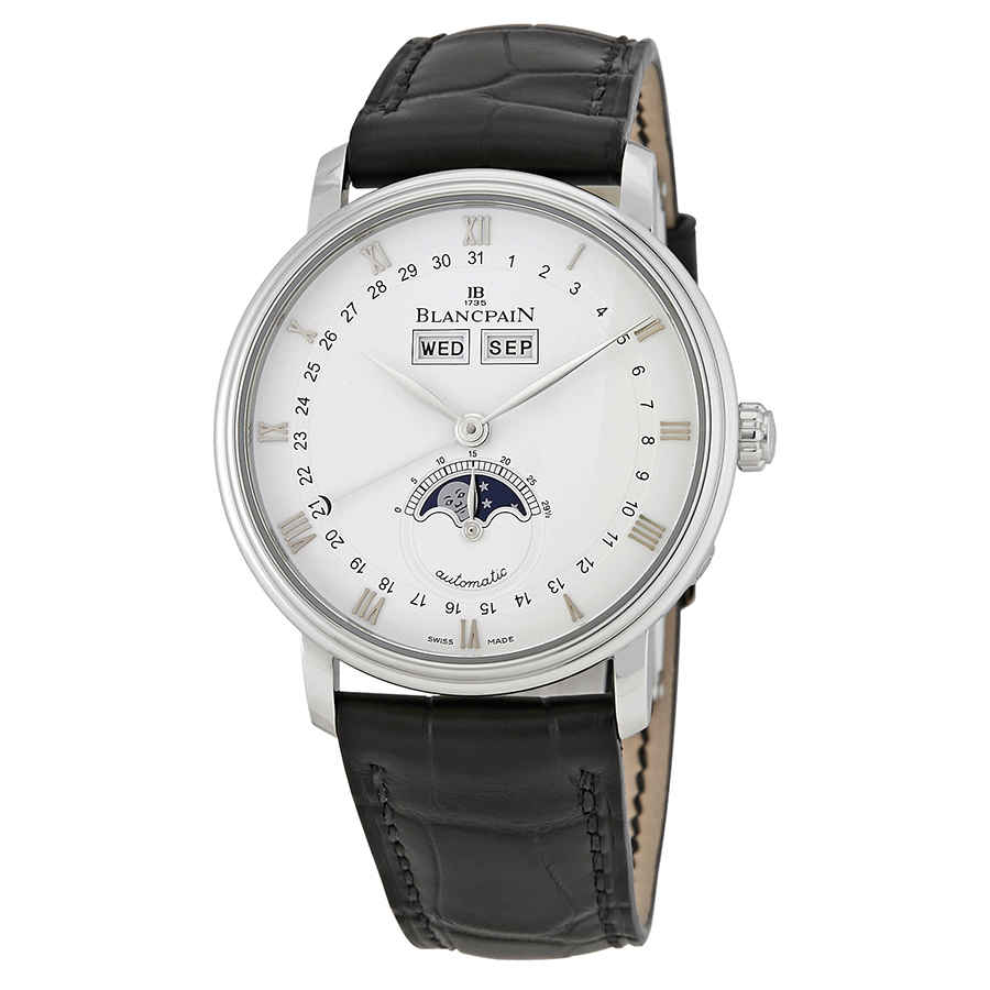 Blancpain Quantieme Complet Automatic White Dial Mens Watch 6263-1127-55B