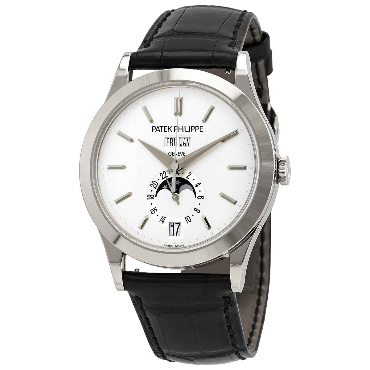Patek Philippe Grand Complications Silvery Opaline Mens Watch 5396G011